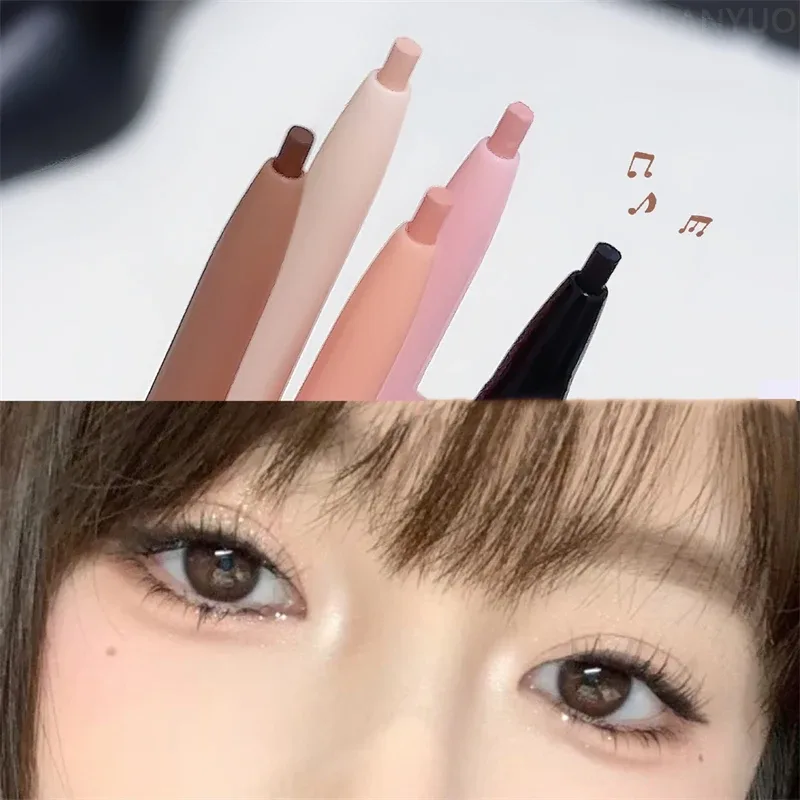 1PC Lying Silkworm Eyeliner Gel Pen Smooth Long Lasting Matte Eyeliner Waterproof Eye Liner Gel Pencil Quick Dry Korean Makeup — image 4