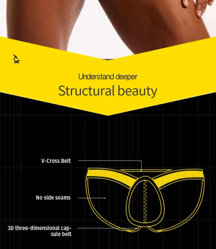 Men Bikini Briefs Man Underpantsr Slip Transparent Mesh Underwear Male Cuecas Men's Panties Ultra-thin Gays Sports Briefs — image 7