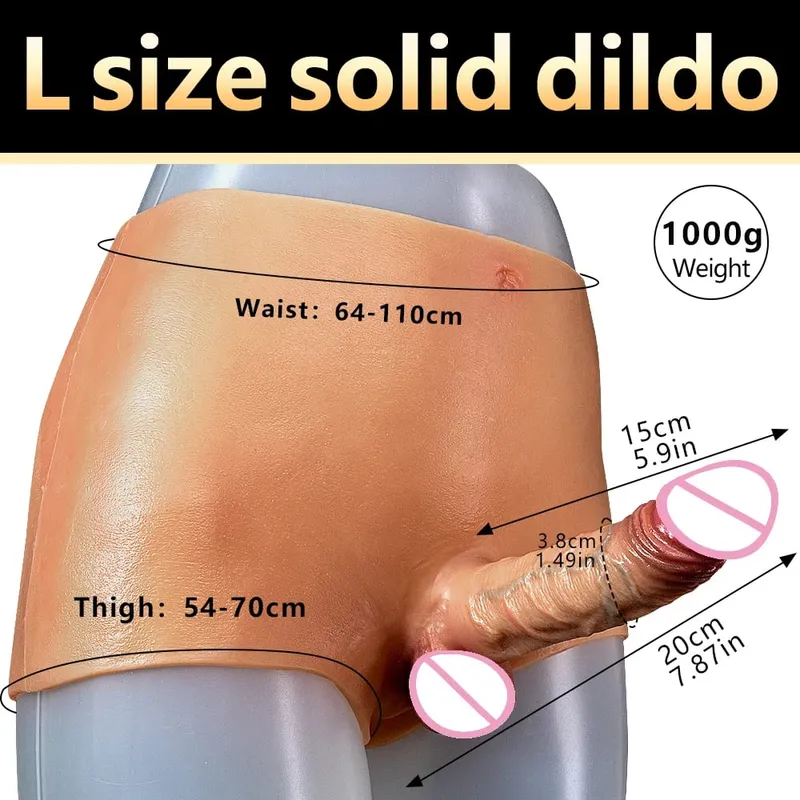 New Realistic Silicone Pegging Strapon Dildo Penis Pants Masturbators for Lesbian Sex Toys Suitable for Men Women 18+