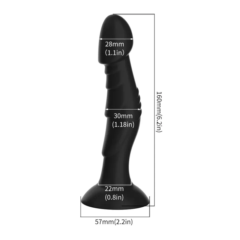 Dildo Anal Plug Butt Plug with Strong Suction Cup Prostate Massager Product Anal Dilation Masturbation Sex Toys Women Men 3 Size