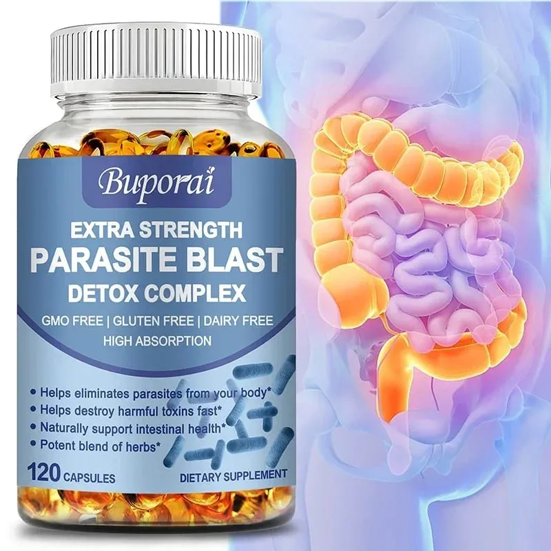 Parasite Blast Detox Complex - ส่งเสริมสุขภาพลำไส้ การเผาผลาญอาหาร สุขภาพทางเดินอาหารและปรับปรุงระบบภูมิคุ้มกัน