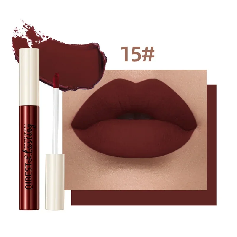 24 Colors Matte Liquid Lipstick Waterproof Long Lasting Velvet Red Lip Gloss Tint Makeup Cosmetic Lipsticks Lipglosses — image 26