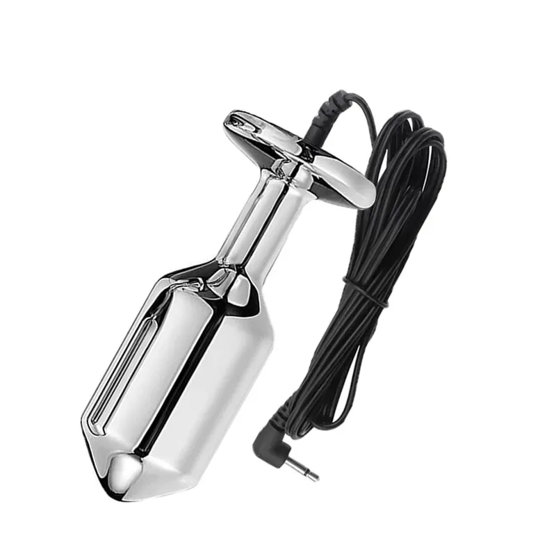 Bi-polar Electro Shock Anal Butt Plug Set Small Medium Large Metal Anal Beads Electric Shock Stimulation Sex Toy — image 2