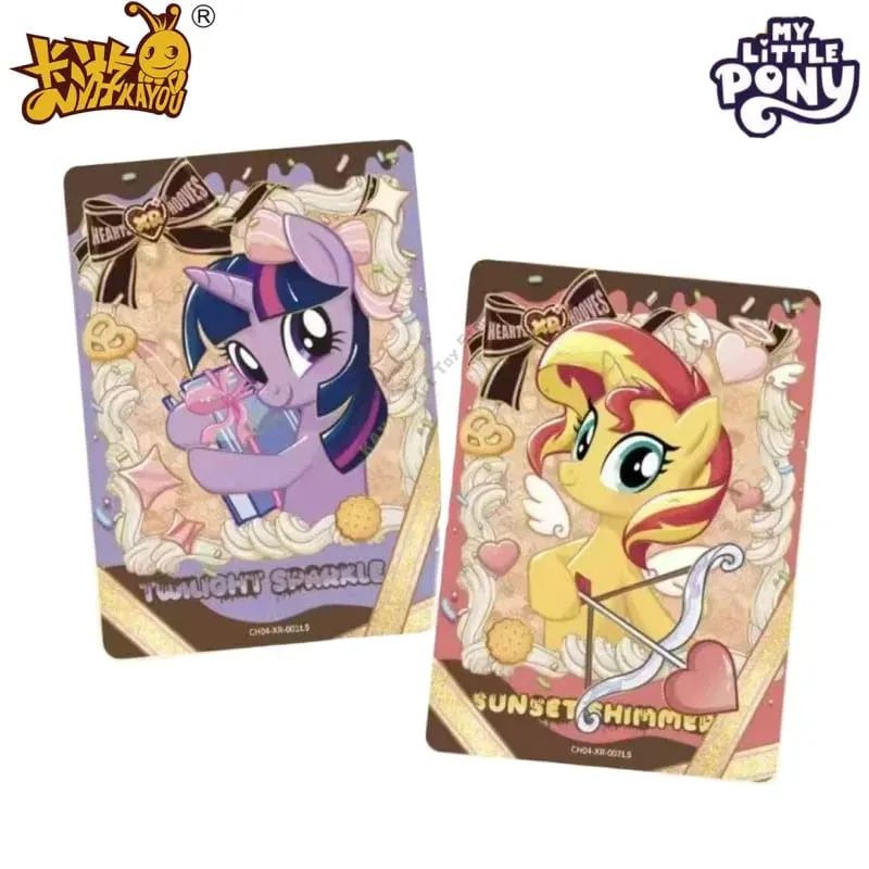 Originální My Little Pony Card Rainbow Series Herní kolekce Karta Kreslený Dětská Hračka Okolní Dívka Dárek Originální krabička