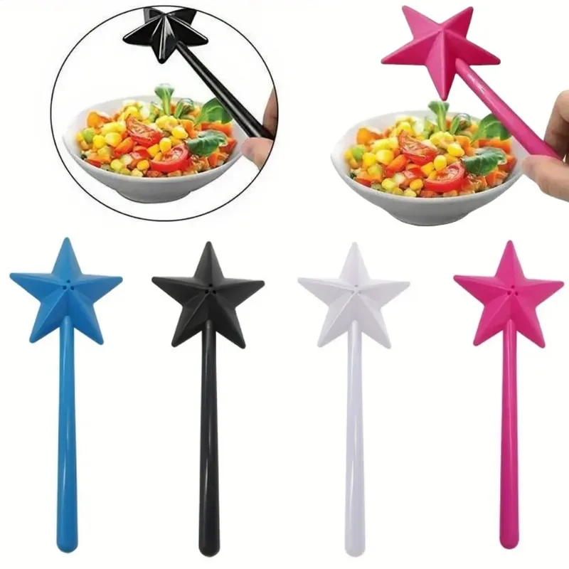 Refillable Magical Star Wand Portable Salt Pepper Spice Dispenser Shakers Set Kitchen Cooking BBQ Supplies Halloween Party Gifts — image 4