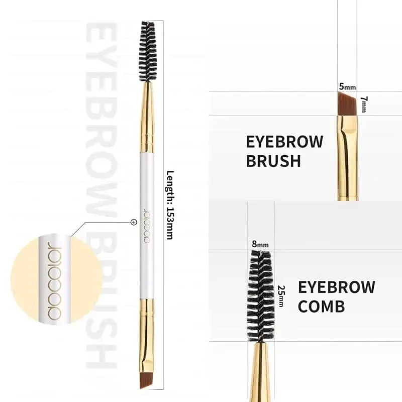 Docolor Eyebrow Brush+Eyebrow Comb Beauty Eyebrow Brush Professional Makeup Brushes For Eye Brow Brush Eye Blending Brush