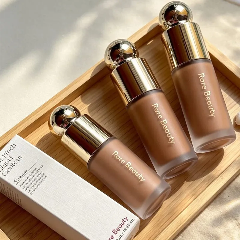 Fashionable Rare Beauty Natural Glitter High Gloss Liquid Moisturizing Butter Lipstick Antique Copper Liquid Makeup Products — image 7