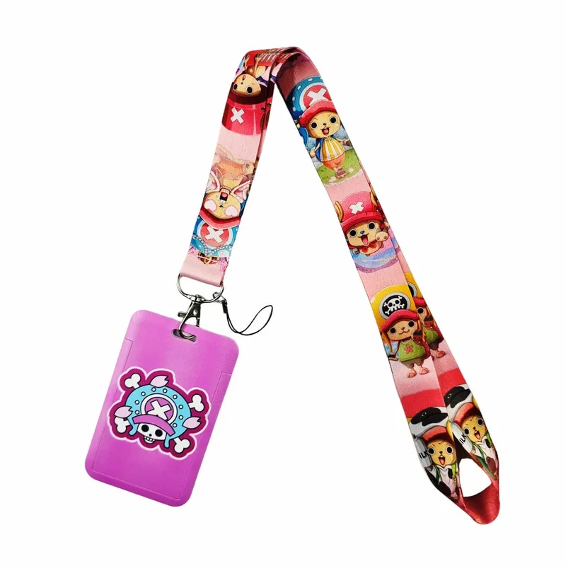 Anime Cartoon Credential Holder Keychains Neck Lanyard For Pass Card Anime Credit Card Holder Keychain Straps Wholesale — image 4