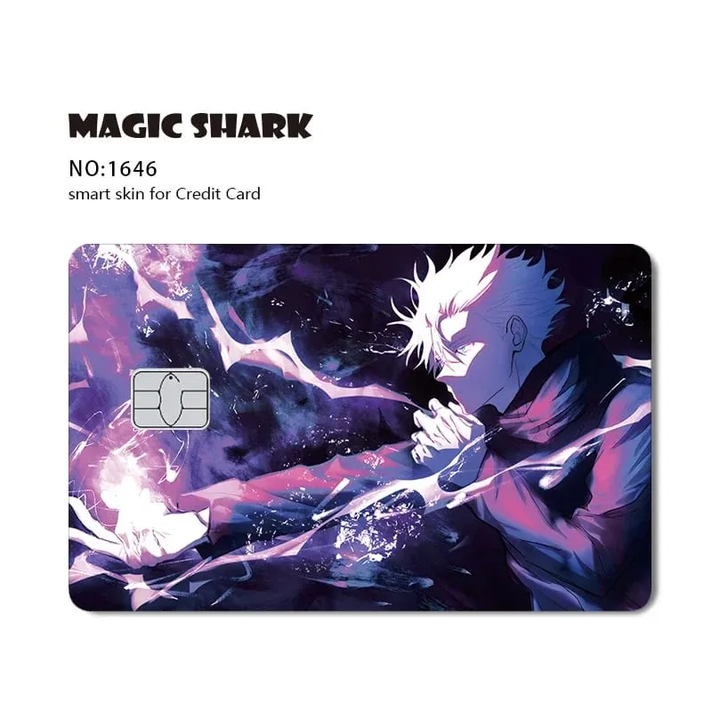 2026 New Magic Shark Anime Money Charge 404 Error ID Game Machine Film Skin Sticker for Debit Bank Credit Card — image 20