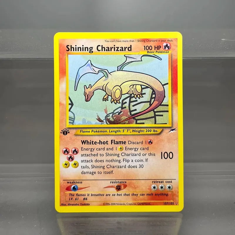 PKM Single Cards 1st Edition 1996 Raichu Charizard Dragonite PTCG Foil Cards Game Collection PKM Proxy Cards — image 12