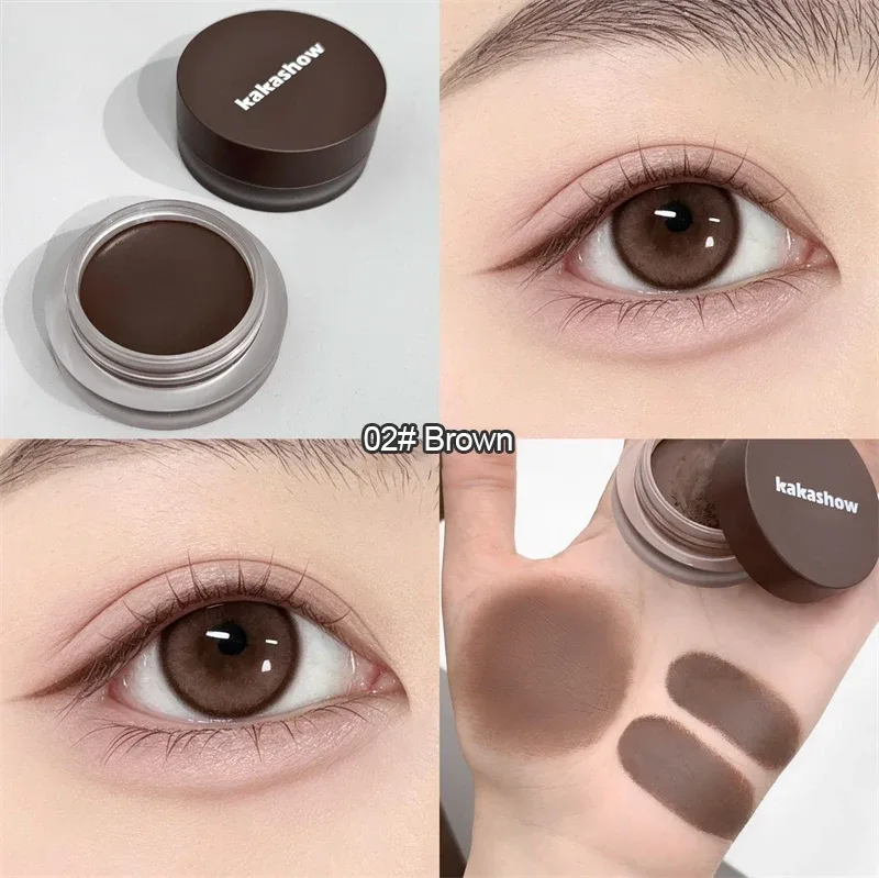 Matte Black Eyeliner Cream Waterproof Big Eyes Beauty Cosmetic Long Lasting Smooth Brown Eyeliner Gel Eyeshadow Eye Liner Makeup — image 9