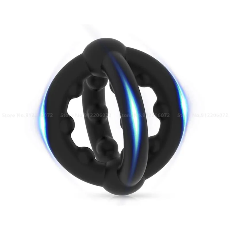 Male Penis Ring For Men Delay Ejaculation Stronger Erection Semen Lock Rings Masturbating Sex Toys For Man Gay Adult No Vibrator — image 12