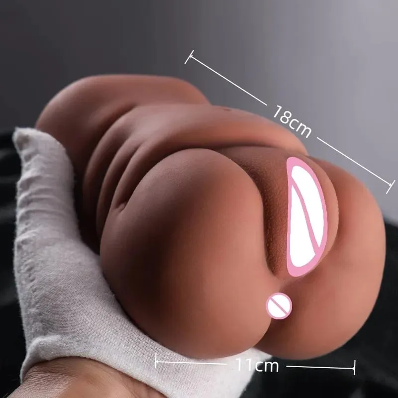 Realistic Vagina Masturbation Cup Uterus Blowjob 3D Artificial Vaginal for Men Dual Channel Anal Sextoys Pocket Pussy Sex Shop