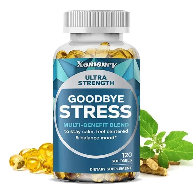 Stress Relief Capsules with GABA L-Theanine Gluten-Free and Non-GMO — image 2