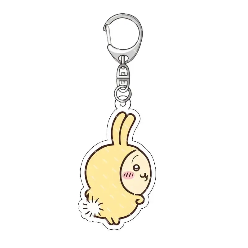 jiyi Pendant Anime Comic Acrylic Peripheral Keychain Hachiware Usagi Cute Pendant Bag Hanging Decoration Decoration