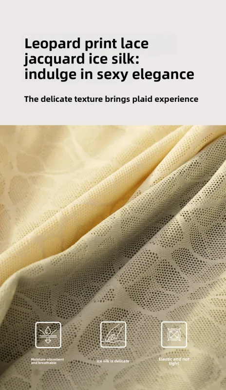Jacquard ไม่มีรอยต่อสามเหลี่ยมชุดชั้นในผ้าไหมน้ำแข็งบางกางเกง Breathable กางเกง Quick Drying ชายเซ็กซี่ U Bulge POUCH Underpants