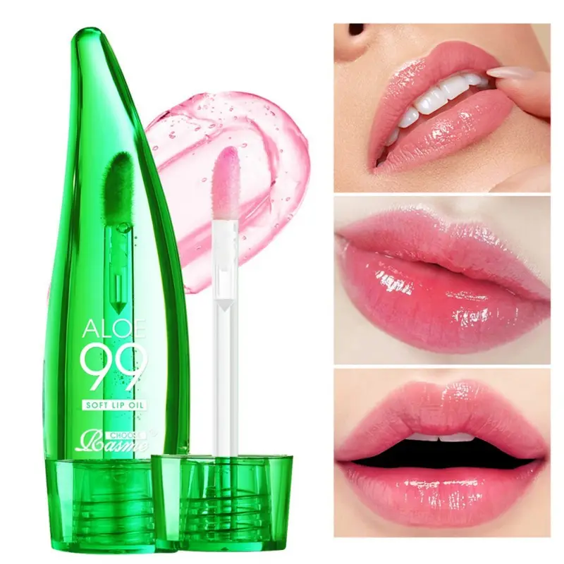 Aloe Vera Moisturising Lip Gloss Warm Feeling Colour Changing Lip Glaze Long Lasting Moisture Lip Oil — image 1
