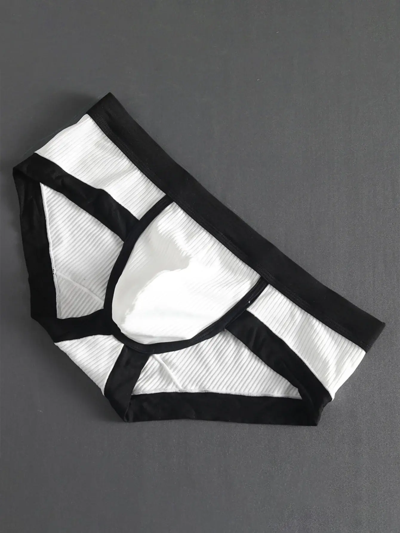 3PCS Men's triangle underwear Low waist youth underpants Raised loose comfortable breathable Men's panties — image 3