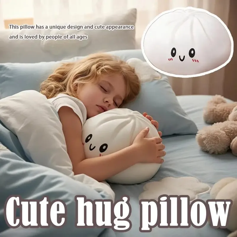 Großes Dampfbrötchen-Squeeze-Spielzeug, große Squishies, Anti-Stress-Reliever, Zappelspielzeug für Erwachsene, Kinder, Geburtstagsgeschenk, weiches Essen, Kissen-Dekoration — image 5