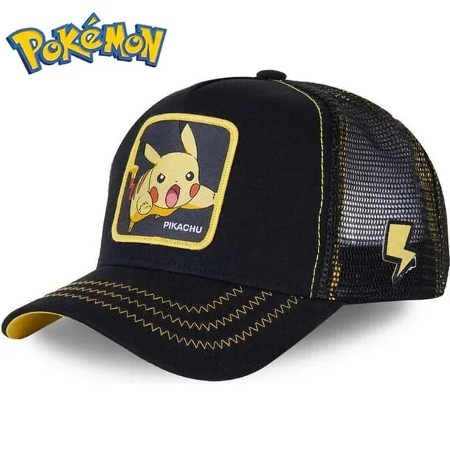 Pokemon Pikachu Baseball Cap Anime Cartoon Figure Cosplay Hat Adjustable Women Men Kids Sports Hip Hop Caps Toys Birthday Gift — image 17