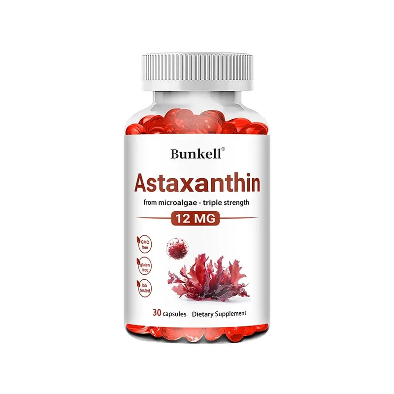 Astaxanthin-Kapseln 12 mg fördern die Herz-Kreislauf-Gesundheit und beschleunigen den Stoffwechsel, unterstützen die Gesundheit von Augen, Gelenken und Haut — image 8