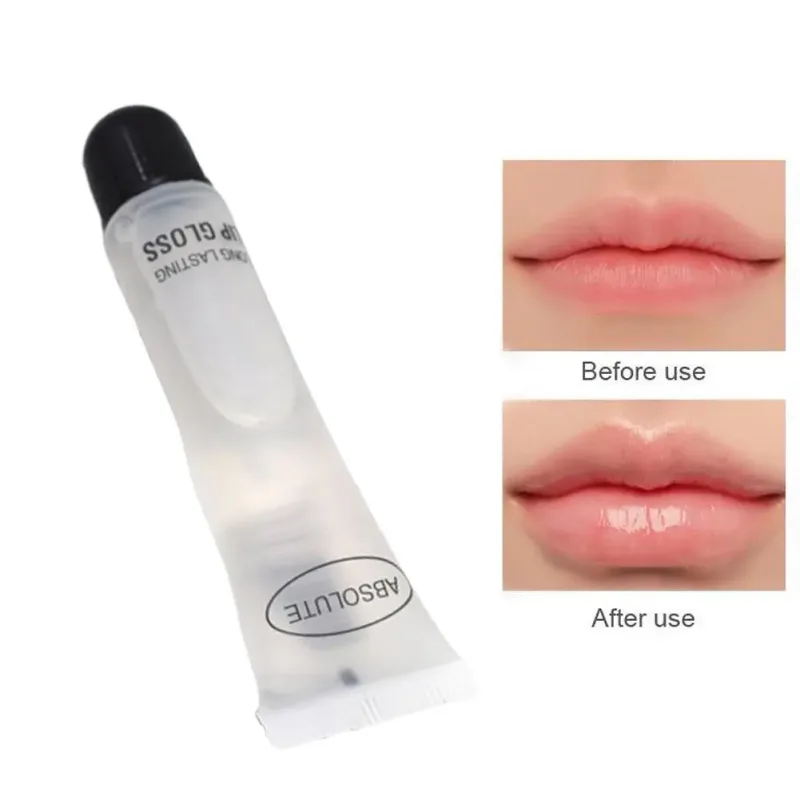 Clear Hydrating Lip Oil in Soft Tube - Moisturizing Treatment to Reduce Lip Lines & Heal Cracked Lips Non-Sticky 18ML — image 3