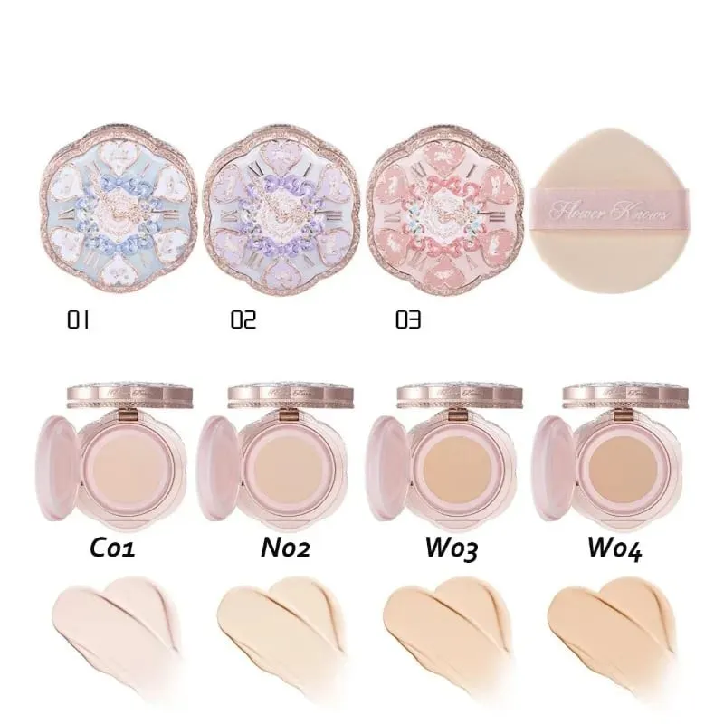Flower Knows Makeup Gift Set Lip Cream Blush Cushion BB Cream Brightening Concealer Hydrating Essence & Cosmetic Bag All-in-One — image 2