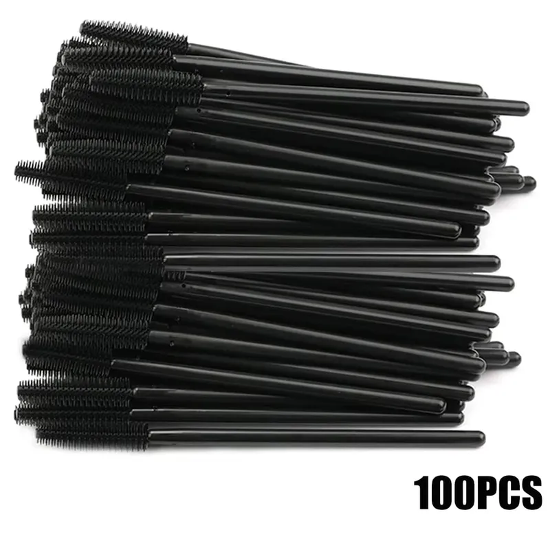 50/100PCS Eyelash Brush Silicone Eyelashes Brushes Mascara Wands Applicators Kits For Lash Extension Eyebrows Makeup Tool — image 12
