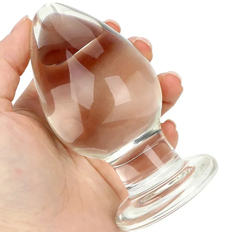 Butt Dilator Anal Plug for Women Vaginal Expander Glass Big Dildos Female Masturbator Sex Toys Adults Games Erotic Products — image 6