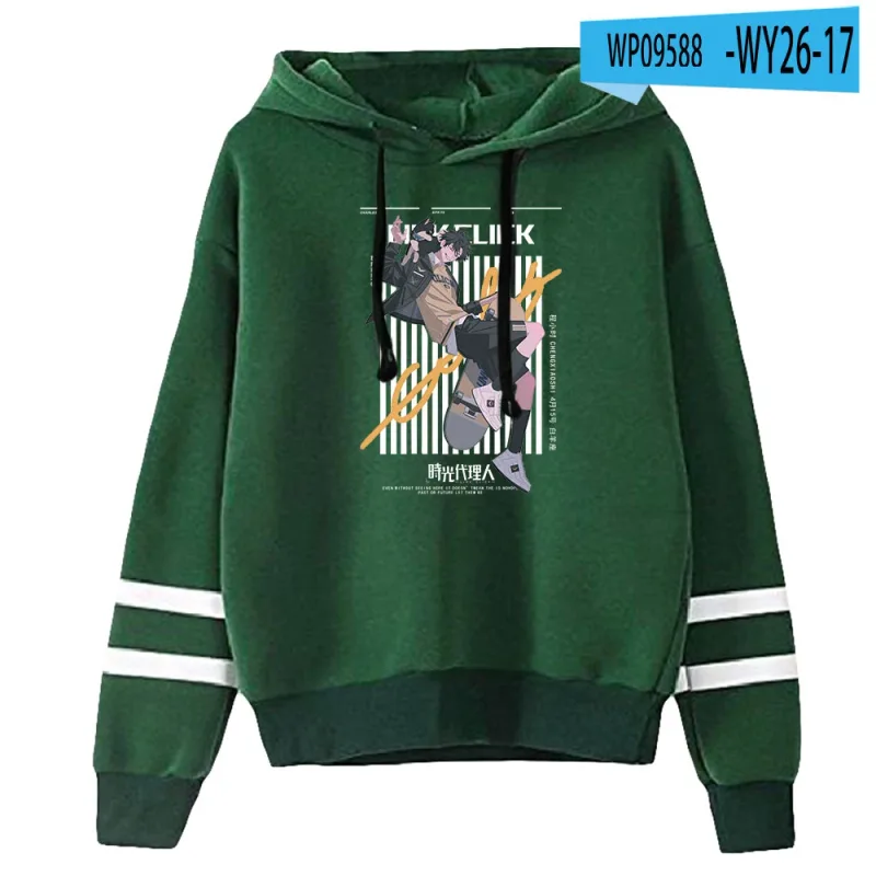 Link Click Anime Hoodie Unisex Pocketless Parallel Bars Sleeve Sweatshirts Women Men Hoodies Harajuku Streetwear Fashion Clothes — image 26