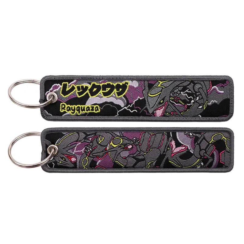 Japanese Anime Elf Monsters Keychain for Cars Backpack Key Holders Embroidery Keyrings Key Tag Jet Tag Accessories Gifts 1pcs — image 25