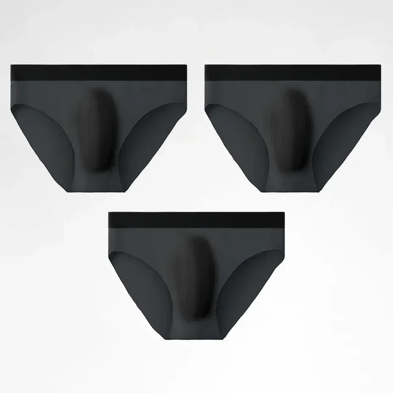 3PC Ice silk texture briefs, super cool on the skin in summer, enjoy the silky touch — image 33