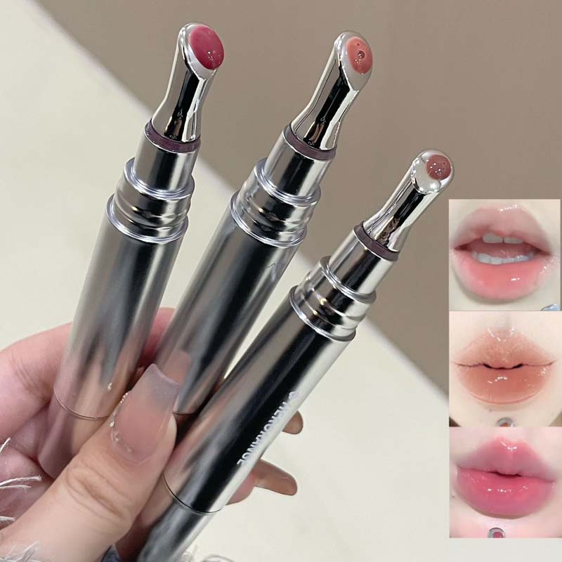 Mirror Watery Essence Lip Gloss Long-Lasting Non-sticky Plumping Liquid Lipstick Jelly Lip Glaze Makeup Moisturizing Lips Tint