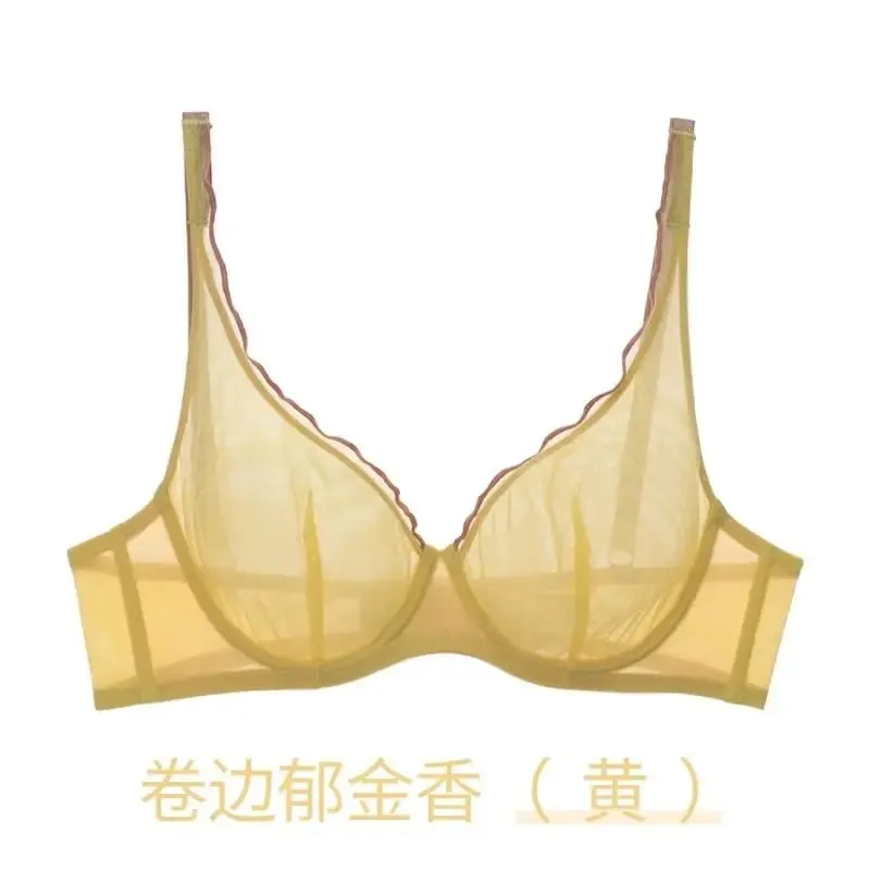 Womens Non Padded Lingerie Set Push Up Bra Full Cup Lightweight Summer Push Up Bra for Women Ultra Thin Support Bra Best Seller