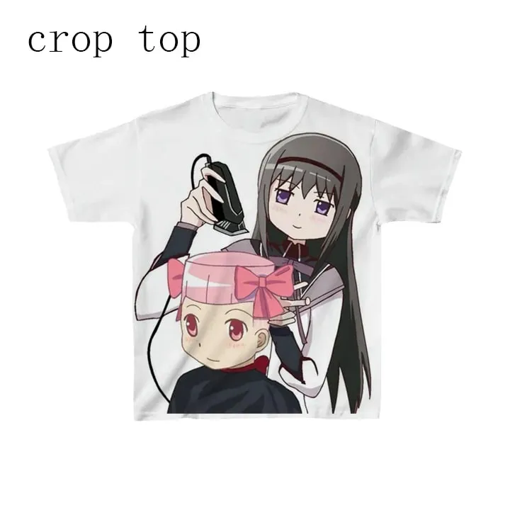 2000s Punk Print Anime Graphics Tanks Camis Top Grunge Vintage Gothic Women Corset Clothes Streetwear Y2k Tops Emo Crop Top Kpop — image 3