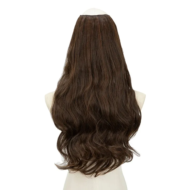 Premium Synthetic U-Part Clip In Hair Extension Long Thick Curly Natural Blonde False Heat Resistant Hair Hairpieces For Women — image 20