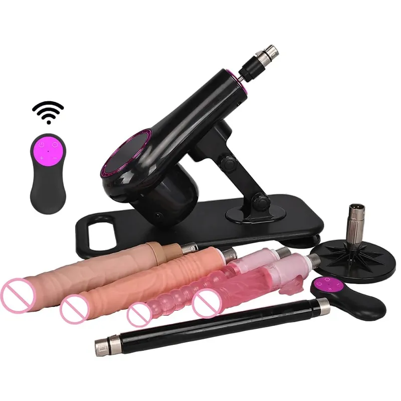 sex machine thrusting love machine automatic telescopic vibrator with Different Dildo Attachments Toys Sex toys — image 15