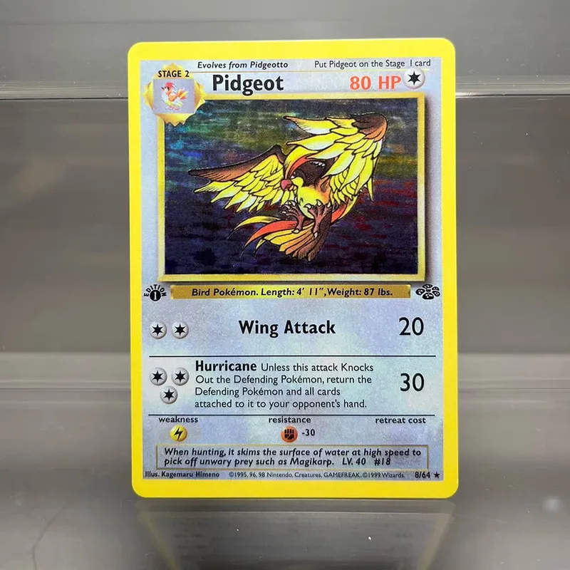 PKM Proxy Cards Jungle Classic 1996 1st Edition Gyarados Magneton Cards Collection PTCG Jolteon Foil Card (NG) — image 4