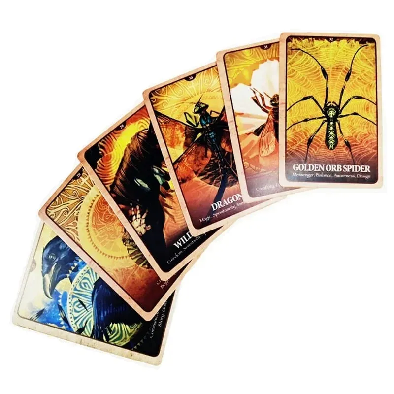 The Secret Language Of Animals Oracle Cards A 46 Tarot English Visions Divination Edition Deck Borad Playing Games — image 4
