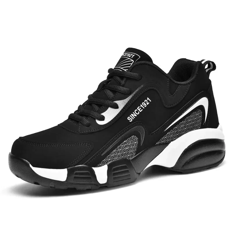 New Casual Thick Bottom Men's Sports Shoes Anti-Slippery Waterproof Male Sneakers Outdoor Walking Jogging Athletic Shoes