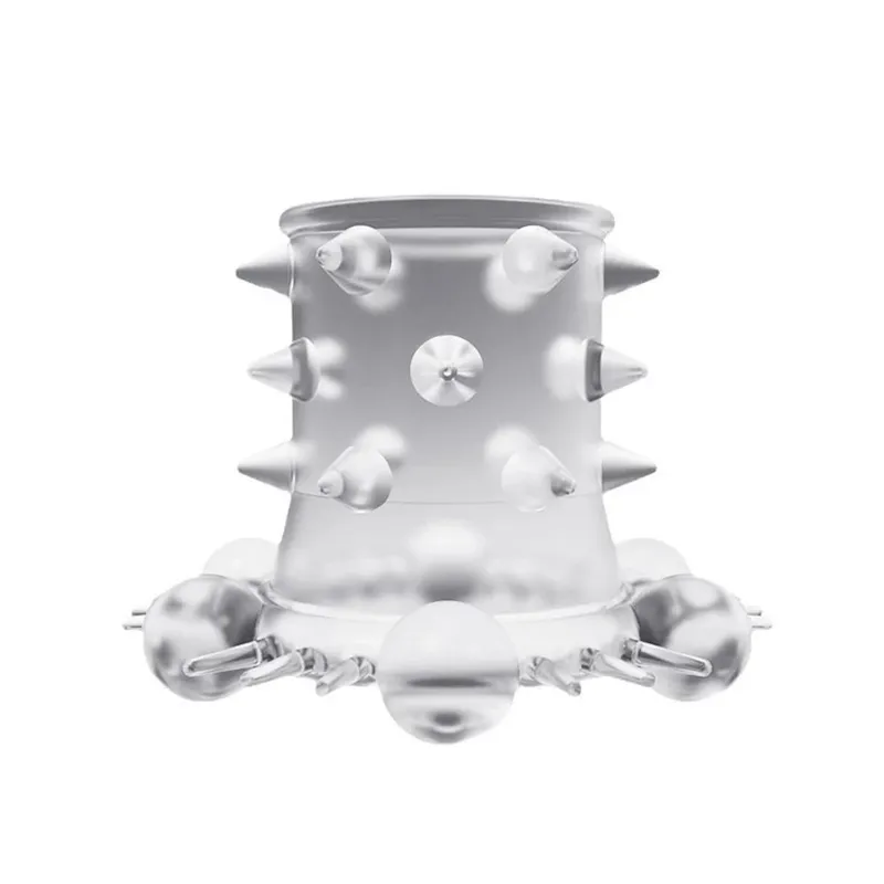 1PC อวัยวะเพศชายแหวนแขนคริสตัล Cock แหวน Reusable Condom DELAY Ejaculation Sex ของเล่นสำหรับชายล็อค Cockring Intimate Goods — image 4
