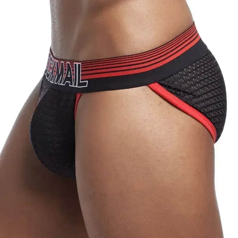 Ropa interior sexi para hombre, calzoncillos, calzoncillos de malla de nailon para hombre, ropa interior de Bikini, calzoncillos Boxer para hombre, Bikini de malla de nailon — image 2