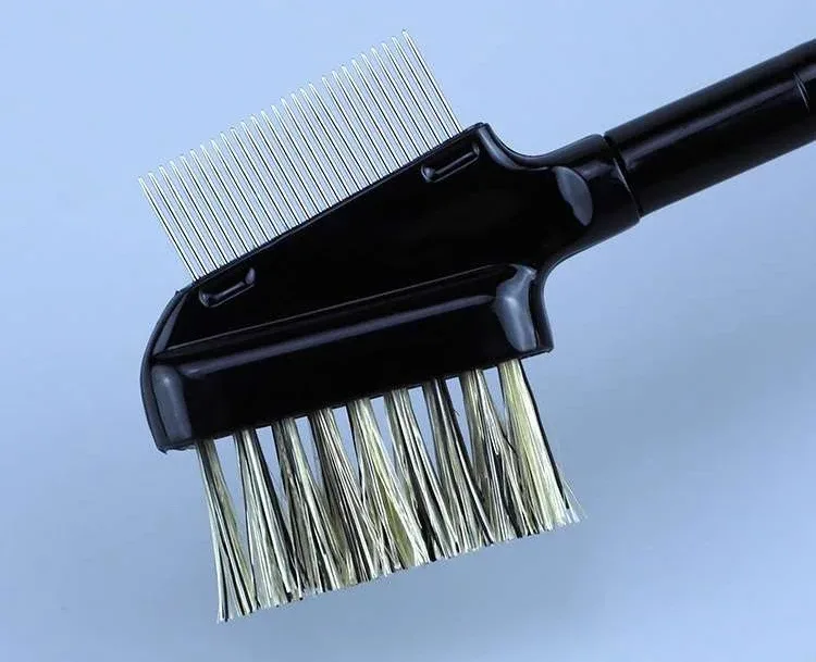 1pc Eye Brow Makeup Brush stainless steel Eyelash Comb Make Up Brushes Lashes 2 sides Grooming Beauty Cosmetic Tools multiple