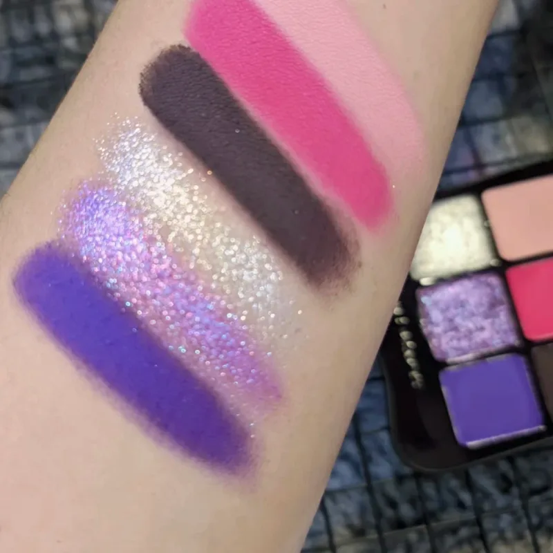6 Color Eyeshadow Platte Green Matte Chameleon Shimmer Glitter High Pigmentated Eye Shadow Gothic Eyemakeup — image 9