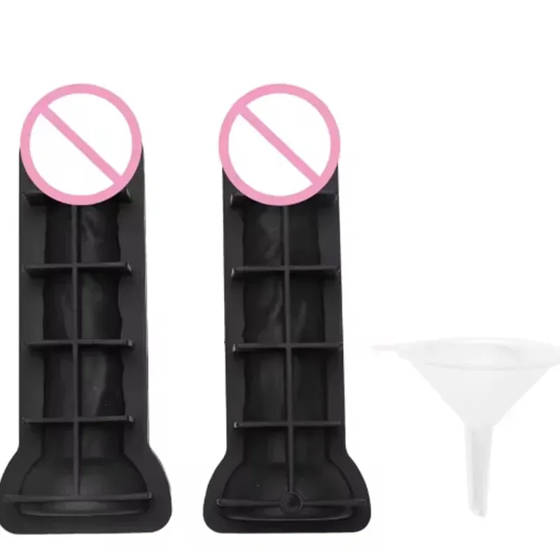 1PCS New Fun Silicone Ice Cube Mold with Lid Adults Prank Ice Mold Funny Shape Ice Cube Mold Bachelor Party Bar KTV Ice Maker — image 5