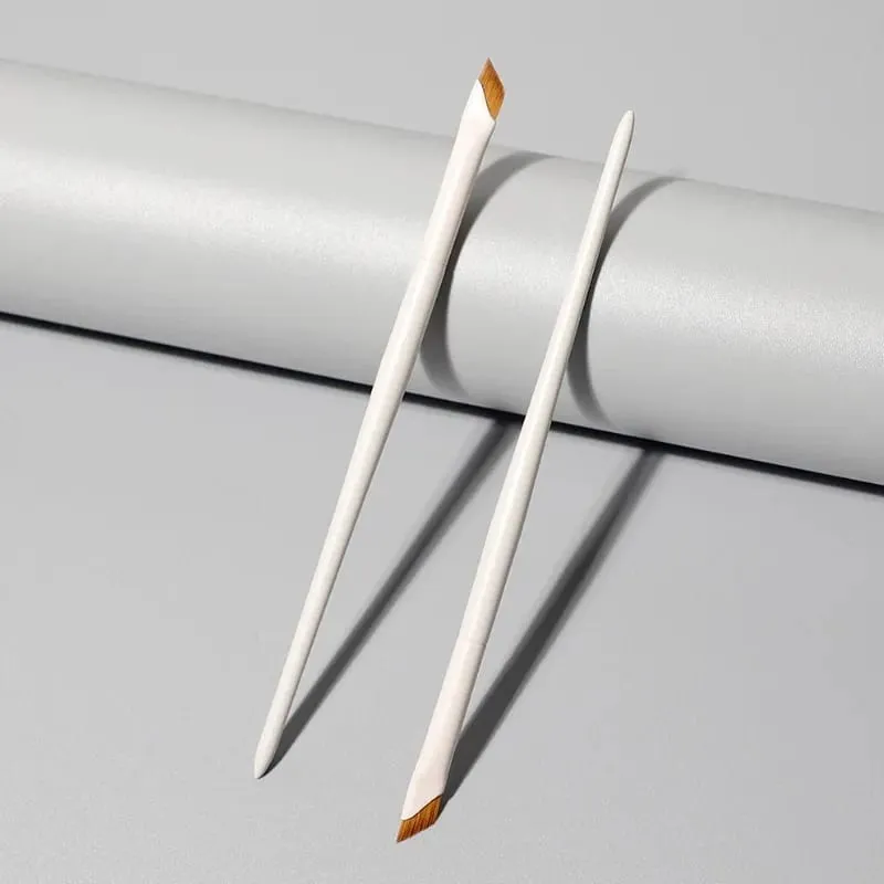 Upgrade Blade Eyeliner Brush Ultra Thin Fine Angle Flat Eyebrow Brush Under The Eye Makeup Brushes Precise Detail Brush white — image 4