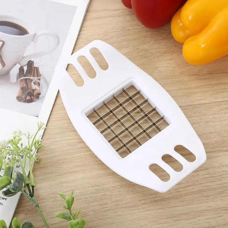 1Pcs Plastic Kitchen Handheld Potato Slicer Tomato Cutter Tool Lemon Cutting Cooking Kitchen Accessories — image 13