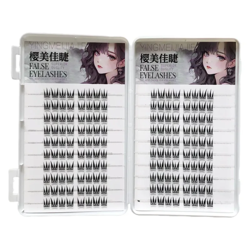 Extensions de faux cils au Volume moelleux, boucles naturelles en forme de V, grande capacité, usage quotidien, maquillage parfait pour les yeux des femmes — image 9