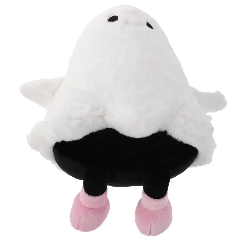White Halloween Ghost Pillow Soft Stuffed Decorative Cushion for Indoor Sofa Bed Halloween Party Favor Goodie Bag Fillers