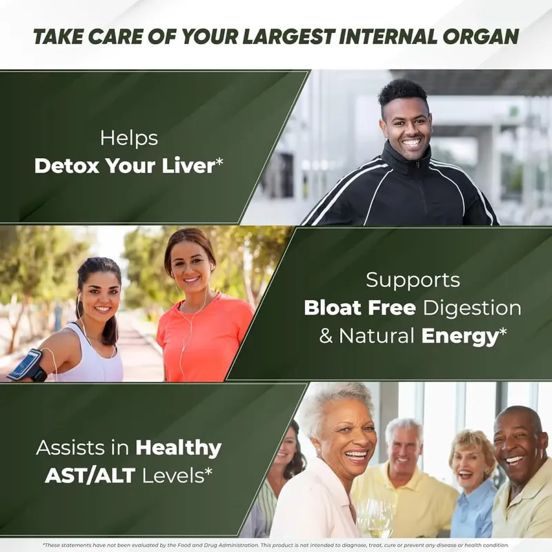 Liver Cleanse Detox & Repair Support 70 Veg Capsules Supplement for Liver Digestive Health and Renew for Men & Women Smoker